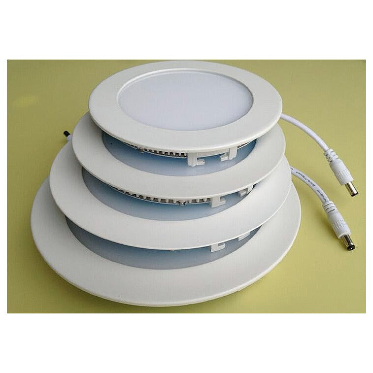 LPL15 - PANEL DE LUZ LED EMPOTRADO REDONDO DE LUZ BLANCA DE 12W (40/1)