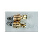IP-LZD-2 - LÁMPARA DE VELA 6W, BOMBILLA PUNTIAGUDA, E27, CÁLIDA (100/1)