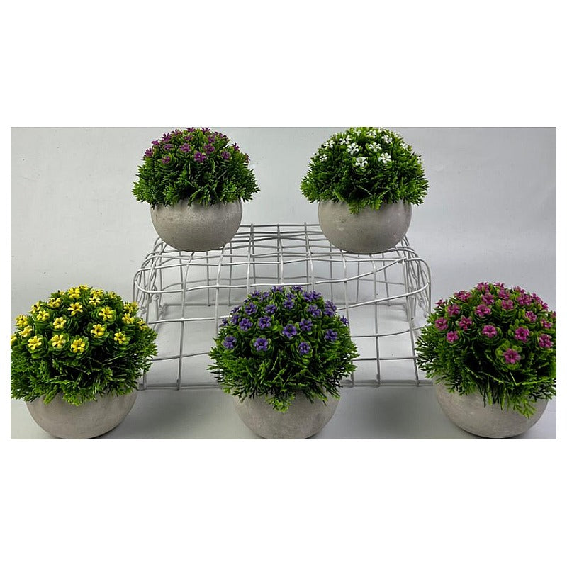 NW-SF52 - MACETA DECORATIVA CON FLORES ARTIFICIALES (96/1)