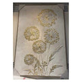 H-HYP22 - CUADRO DECORATIVO CON FLORES EN RELIEVE (6/1)