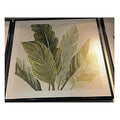 H-HYP31 - CUADRO DECORATIVO DE HOJAS VERDES (6/1)