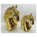Y-AC2-66 - FIGURAS DECORATIVAS DE CABALLO DORADAS (48/1)