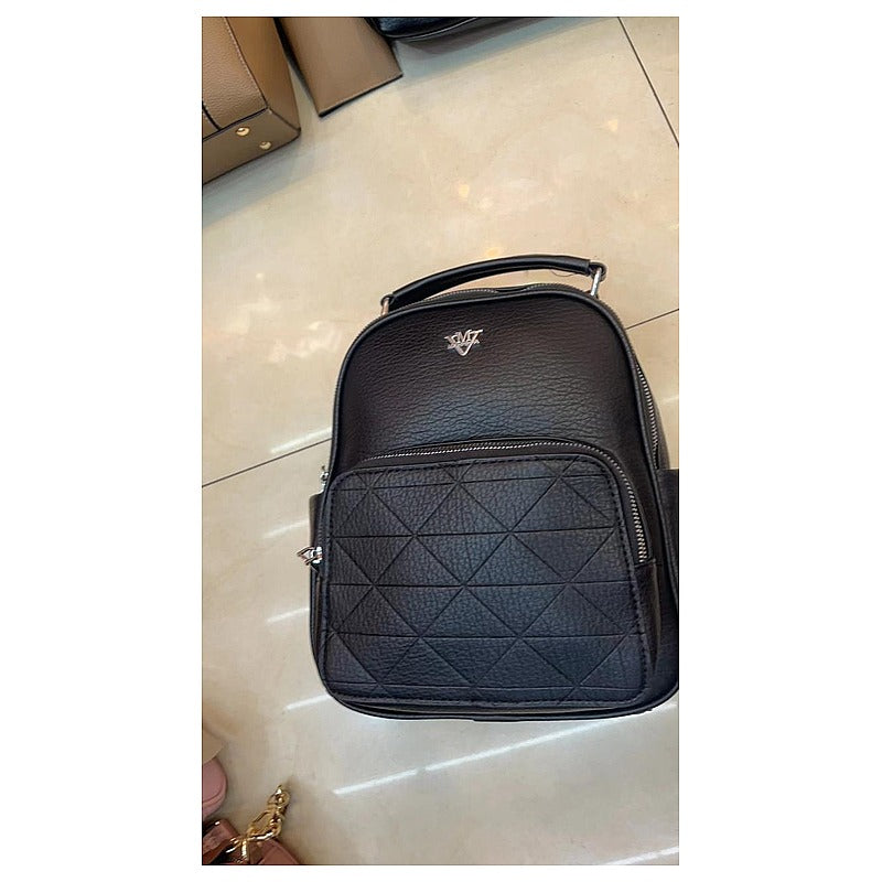 HG-LL010 - MOCHILA DE PIEL NEGRA (80/1)