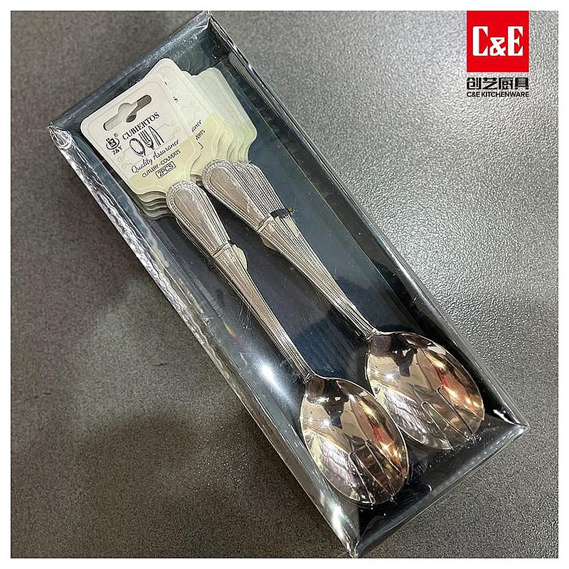 KT-CYK2 - SET DE CUCHARAS DE POSTRE ACERO INOXIDABLE (240/1)