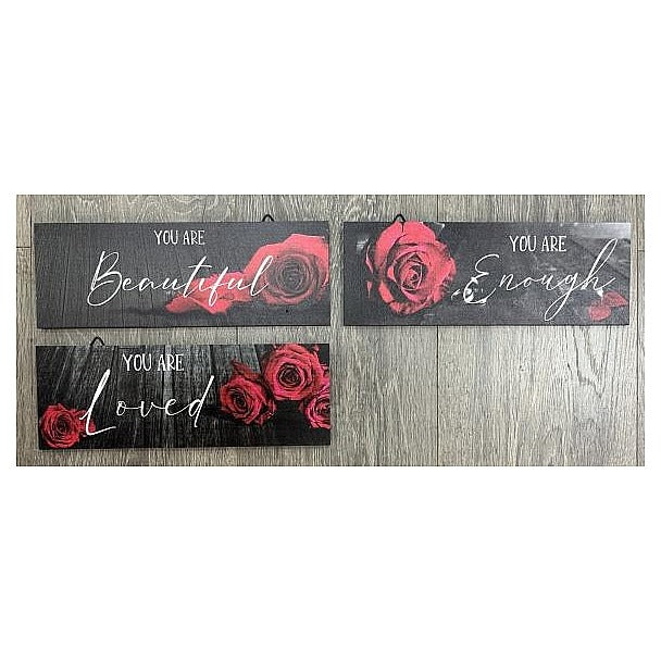 H-CSP08 - SET DE CUADROS DECORATIVOS CON FRASES (288/1)