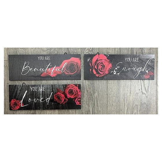 H-CSP08 - SET DE CUADROS DECORATIVOS CON FRASES (288/1)