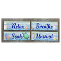 H-CSP10 - CONJUNTO DE LETREROS DECORATIVOS MARINOS (288/1)