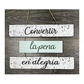 H-CSP15 - CARTEL DECORATIVO DE MADERA (144/1)