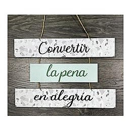 H-CSP15 - CARTEL DECORATIVO DE MADERA (144/1)