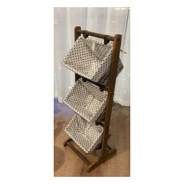 TC-GW027 - ESTANTERÍA DE MADERA CON CESTAS (6/1)