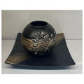 H-YYC10 - PORTAVELAS DECORATIVO CON BANDEJA (72/1)