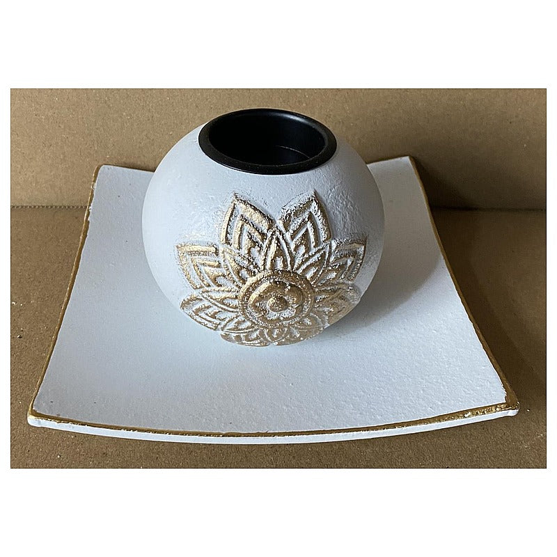 H-YYC14 - PORTA VELAS DECORATIVO DE CERÁMICA (72/1)