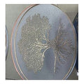 HY-TC-61 - BANDEJA DECORATIVA AZUL CON DISEÑO DE ÁRBOL (300/1)