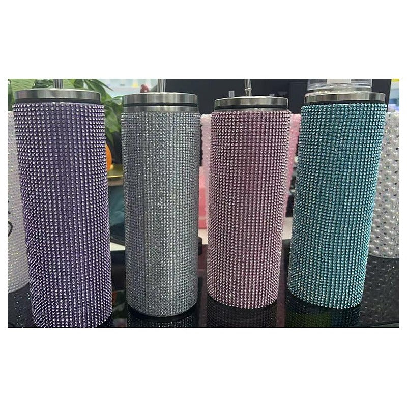 HG-LXC26 - BOTELLAS TÉRMICAS CON CRISTALES DE COLORES (25/1)