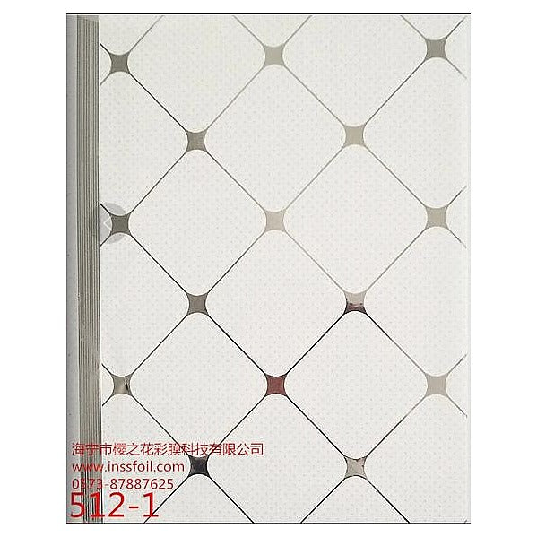 BM-NY019 - PAPEL TAPIZ DECORATIVO PLATEADO (11/1)