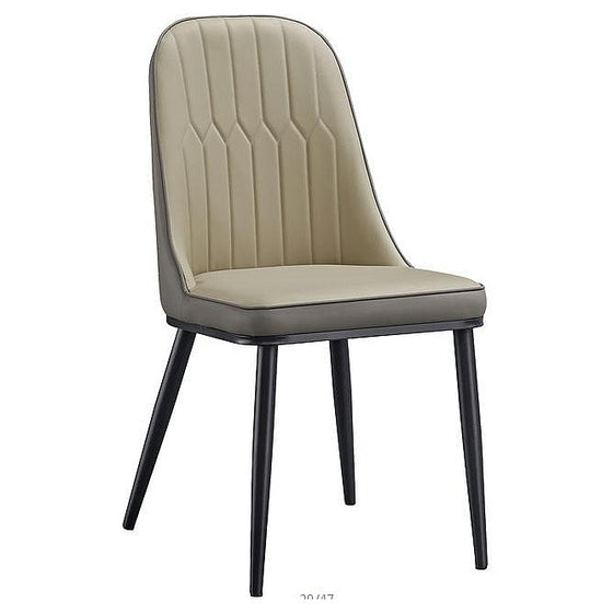 XF- CDC6 - SILLA TAPIZADA CON PATAS NEGRAS (2/1)
