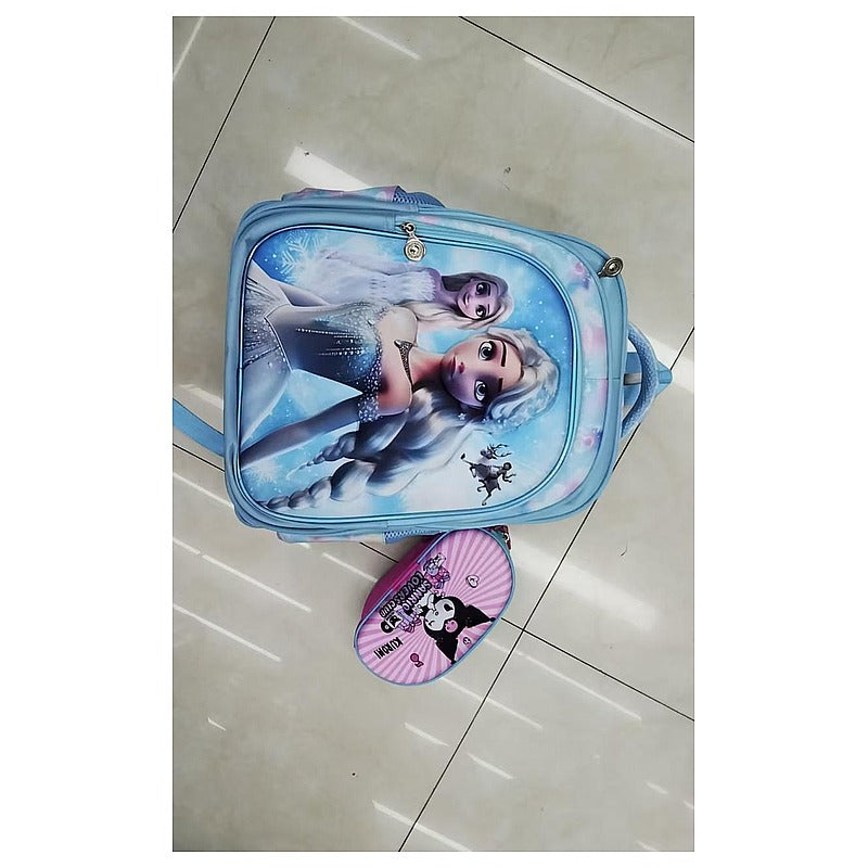 ZK- 24022 - MOCHILA ESCOLAR INFANTIL CON ESTAMPADO (100/1)