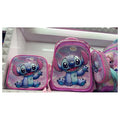 AA27- 164-1 - SET DE MOCHILAS INFANTILES STITCH ROSA (60/1)