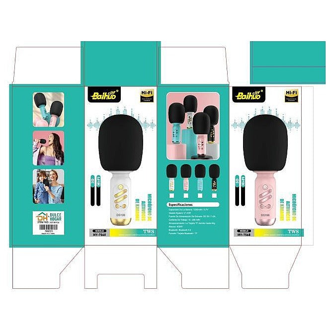 BT- MY04 - MICRÓFONO INALÁMBRICO BLUETOOTH (50/1)