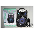 BT-8106 - BOCINA INALÁMBRICA CON MICRÓFONO 8" (12/1)