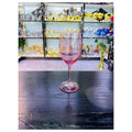 H-YG002 - COPA DE VINO DE CRISTAL ROSA (12/1)