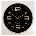 H-HCT02 - RELOJ DE PARED NEGRO (20/1)