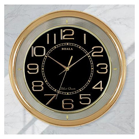 H-HCT14 - RELOJ DE PARED DORADO (10/1)