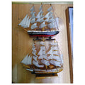 H-WAC01 - MODELO DE BARCO A VELA DE MADERA (6/1)