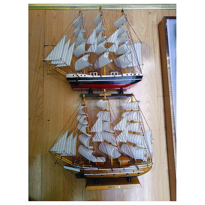 H-WAC01 - MODELO DE BARCO A VELA DE MADERA (6/1)