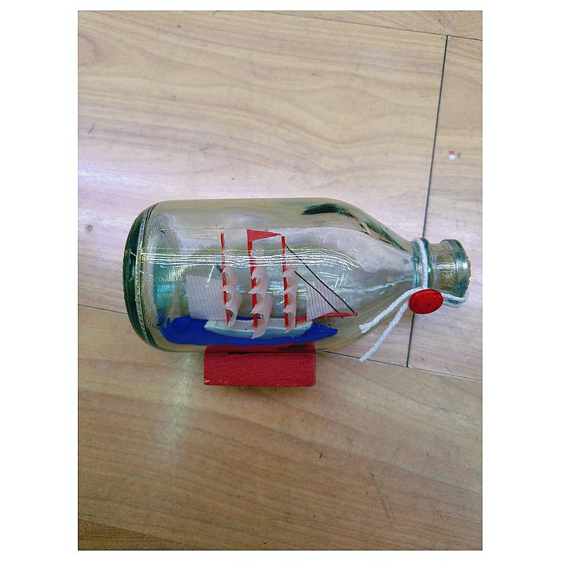 H-WAC15 - BARCO DENTRO DE BOTELLA DECORATIVA (96/1)