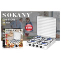 SK-6004 - ESTUFA DE GAS DE 4 QUEMADORES (4/1)