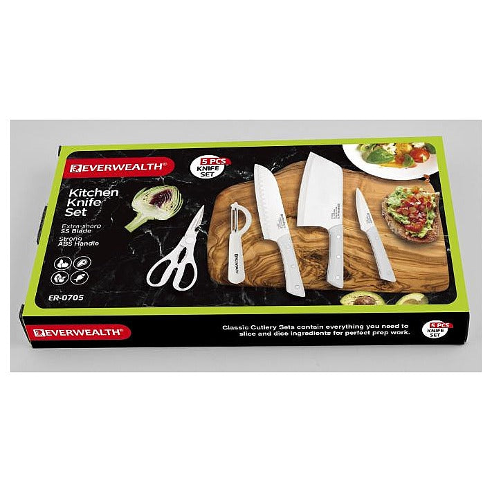 KT-AKS9 - SET DE CUCHILLOS DE COCINA 5 PIEZAS (30/1)