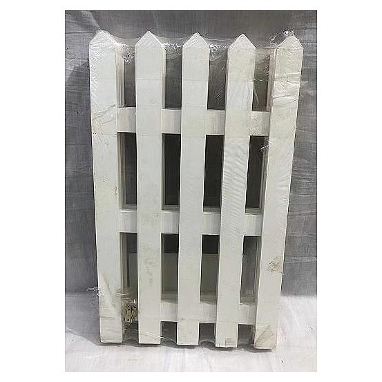 H-HJF02 - SECCIÓN DE CERCA DECORATIVA BLANCA (16/1)