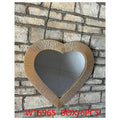 H-WVM08 - ESPEJO DECORATIVO DE PARED EN FORMA DE CORAZÓN (6/1)