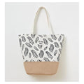 HG-WT060 - BOLSA DE TELA CON ESTAMPADO DE HOJAS (36/1)