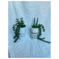 HG-WT064 - MACETAS DE METAL CON PLANTAS ARTIFICIALES (72/1)