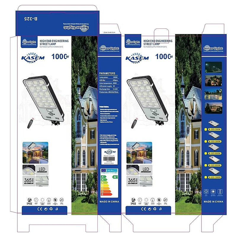 HS- SLP8 - LÁMPARA SOLAR LED 100W (10/1)