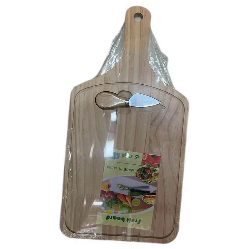 KT-YBT13 - TABLA DE QUESOS DE MADERA CON CUCHILLO (36/1)