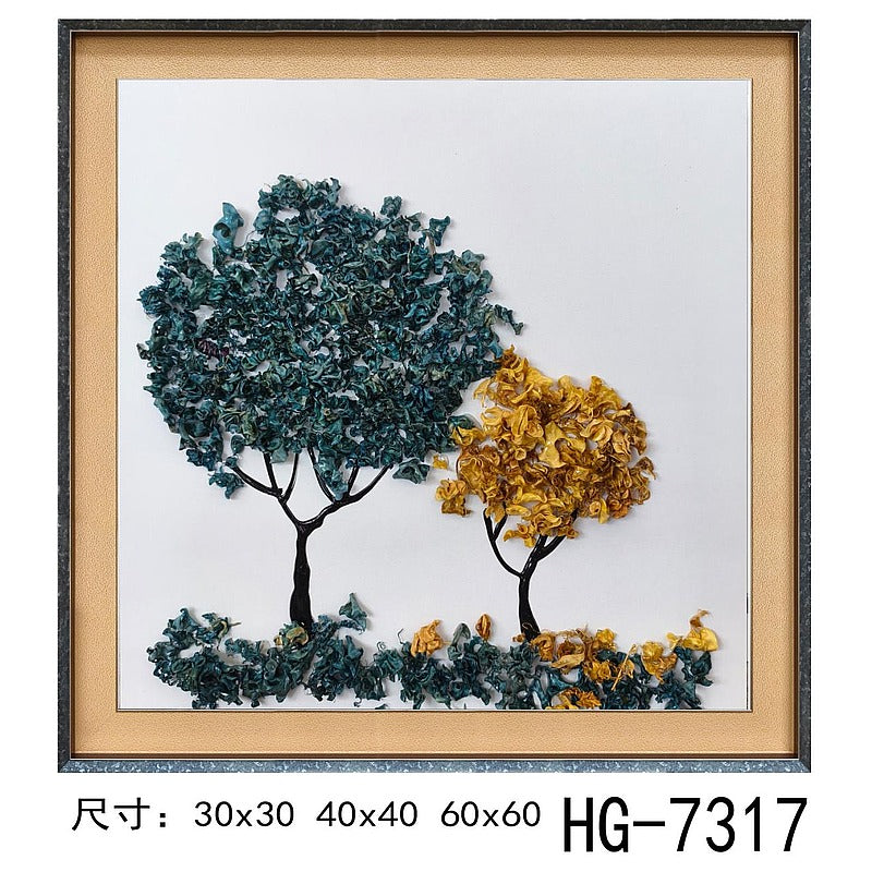 H-HGP33 - CUADRO DECORATIVO CON ÁRBOLES (10/1)