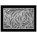 HG-HTM81 - CUADRO DECORATIVO HOJA EN RELIEVE (360/1)