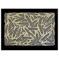 HG-HTM86 - MANTEL INDIVIDUAL CALADO DORADO (360/1)