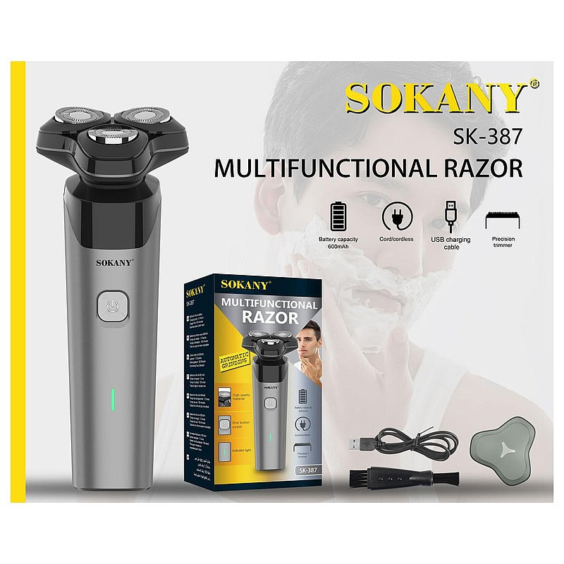 SK-387 - AFEITADORA RECARGABLE MULTIPROPÓSITO (40/1)