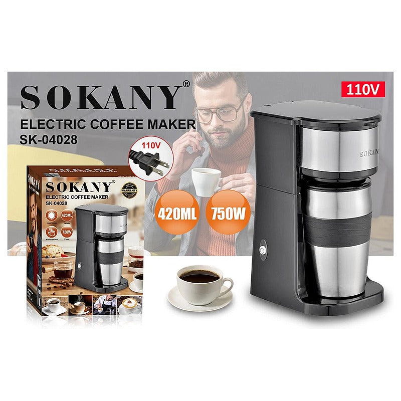 SK- 04028 - CAFETERA ELÉCTRICA 420ML 750W (6/1)