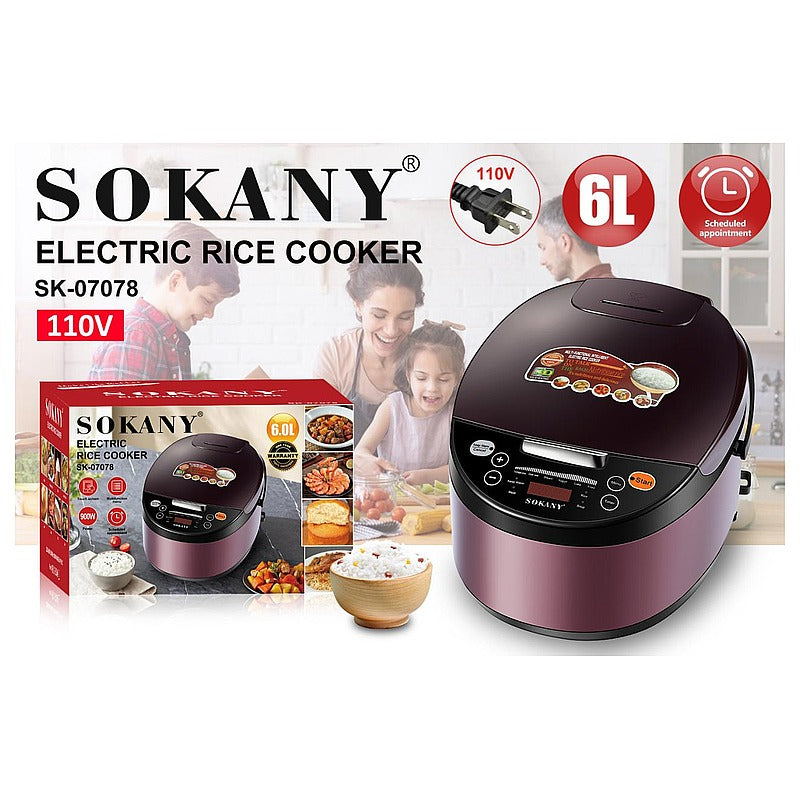 SK- 07078 - OLLA ARROCERA ELÉCTRICA 6L 110V (6/1)