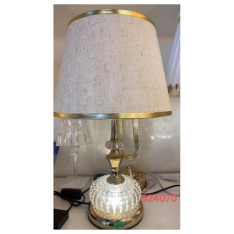 IP-XA02 - LÁMPARA DE MESA CON PANTALLA BEIGE (24/1)