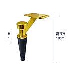 HS-KLA12 - PATA DE MUEBLE DORADA 18 CM (60/1)