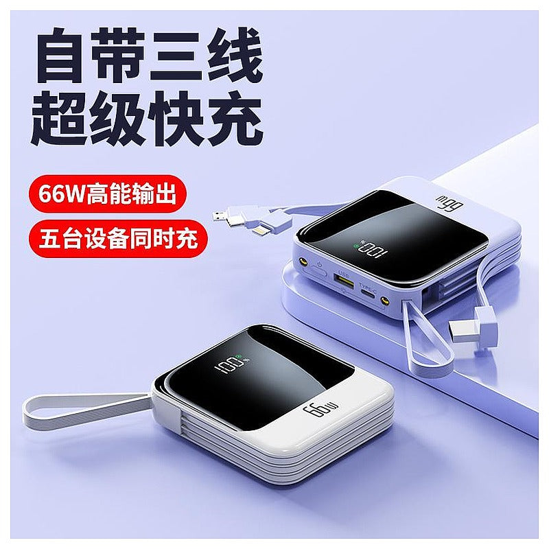 EP-KH21 - CARGADOR PORTÁTIL 66W CON 3 CABLES (100/1)