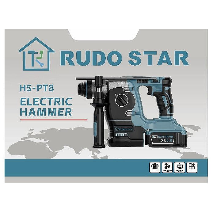 HS-PT8 - MARTILLO ELÉCTRICO RUDO STAR (5/1)