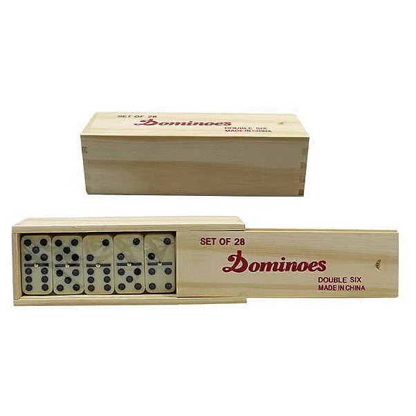HG-DMN1 - JUEGO DE DOMINÓ EN CAJA DE MADERA (60/1)