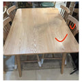 HF-QC053C - MESA DE COMEDOR DE MADERA CON SILLAS (2/1)